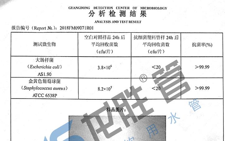 纳米抗菌水管多少年使用寿命?抗菌效率如何验证?